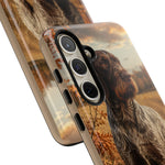 German Wirehaired Pointer Autumn Art Tough Phone Case