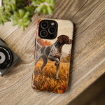 German Shorthaired Pointer Pointing Art Tough Phone Case