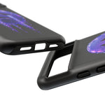 Glitch Sad Face Phone Case, Anime Melt Static Tough Cover