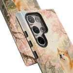 Akita under Cherry Blossoms Dog Breed Phone Case
