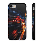 C3 Drag Strip Launch Night Phone Case Muscle Car Tough Case