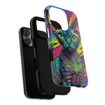 Devon Rex Cat Elf Pixie Pop Art Tough Phone Case