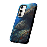 Grouper Reef Phone Case, Sunbeam Ledge Marine Art Tough Cover