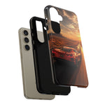 C8 Desert Highway Sunset Phone Case Tough Case for Corvette Drivers