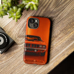 Orange Cuda Phone Case, 71 Classic Muscle Car Tough Cover