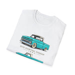 Vintage 1964 Chevy C10 Pickup Truck T-Shirt | Classic Lowrider Illustration