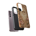 Persian Cat Floral Art Nouveau Tough Phone Case