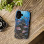 Snapper Reef Phone Case, Sunlit School Ocean Fishing Tough Cover