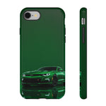 Racing Green Camaro Phone Case, Sports Muscle Car Tough Cover