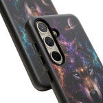 Cosmic Wolf Phone Case, Galaxy Nebula Portrait Tough Cover, Gift