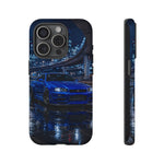 Skyline GT-R R34 Bayside Blue Tokyo Night Art Tough Phone Case