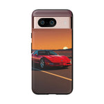 Red C4 ZR-1 King of the Hill Art Tough Phone Case