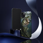 Largemouth Bass Phone Case, Frog Strike Cover for Freshwater Gift