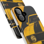 Z28 Yellow Camaro Retro Poster Tough Phone Case