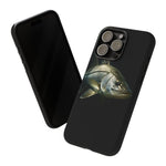 Snook Fishing Phone Case, Saltwater Portrait Black Cover, Gift