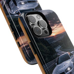 Skyline GT-R R34 White Nurburgring Speed Art Tough Phone Case