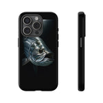 Tarpon Fishing Phone Case, Saltwater Portrait Black Cover, Gift