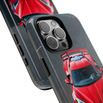 Red C8 Z06 Track Wing Tough Phone Case Cover Gift Art