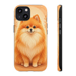 Pomeranian Tiny Fox Fluffy Art Tough Phone Case