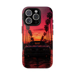 Black Gold Trans Am Sunset Tough Phone Case - Palm Boulevard Art