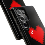 Pixel Heart 8-Bit Retro Art Tough Phone Case