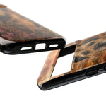 Border Terrier Earthy Watercolor Art Tough Phone Case