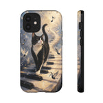 Piano Cat walking on keys Tough Case | Phone cover, musical cat art