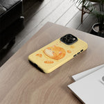 Orange Tabby Loaf Kawaii Chibi Pet Cat Art Tough Phone Case