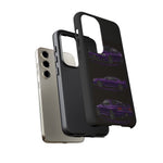 Purple R33 Skyline GTR JDM Sports Car Phone Case Tough Multi View