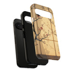 Plum Blossom Shoji Screen Phone Case Zen Art Tough Case