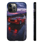 F40 Legendary Supercar Prancing Red Speed Art Tough Phone Case