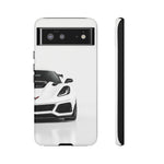 Arctic White C7 ZR1 Tough Phone Case for Vette Owners