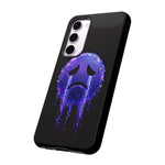 Glitch Sad Face Phone Case, Anime Melt Static Tough Cover
