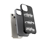 R32 Skyline Phone Case White, Three-View Vector Cover, Gift GTR Fans