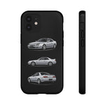 Silver Prelude Sports Coupe Tough Phone Case for JDM Fans