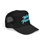 West Perrine Miami Trucker Hat Retro Script Snapback Neon Pastel South Florida Streetwear Cap