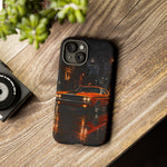 Challenger RT Phone Case, Rainy City Night Muscle Car Tough Cover