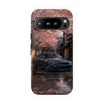 Cherry Blossom Street Scene R34 Skyline GTR Tough Case | Car Photo Cover