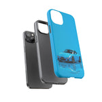 RX-7 Cyan Studio Phone Case Studio Color Match Car Art