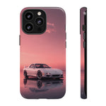 White FD RX-7 Blush Pink Sky Tough Case