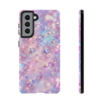 Rhinestone Sparkle Phone Case, Pastel Gradient Cover