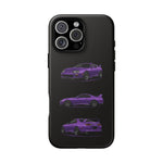MK4 Supra Phone Case Purple, Three-View Vector Cover