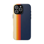Retro Rainbow Stripe Phone Case | Tough Phone Case