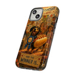 Hot Dog Contest Dachshund phone case | Tough Cases