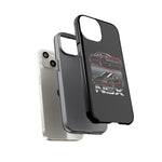NSX Dual View Black Red JDM Sports Car Tough Phone Case Gift