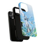 Copy of Silver Butterflies Tough Case | Blue Sky Water Droplets Phone Cover