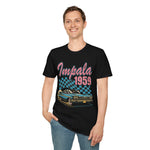 1959 Impala Retro Neon Bat Wing Classic Retro Classic Car T-Shirt Fan Gift