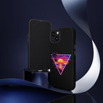 Synthwave Sunset Triangle Phone Case Retro Vaporwave Case