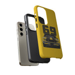1969 Camaro Z28 Yellow Front View Muscle Car Tough Phone Case