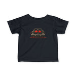 1969 Chevy Camaro SS Baby Tee Toddler Shirt Red Stripes Muscle Car Graphic Top